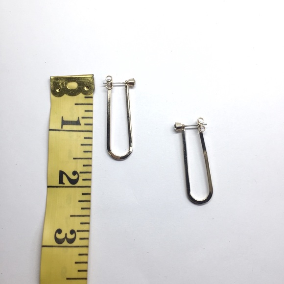 NWT Banana Republic Gold Pin Earrings - Picture 3 of 4